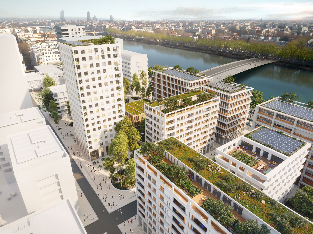 Implanté au sein du quartier Confluence, le projet B1-C1 Nord, un immeuble sans chauffage ni climatisation, en lice pour les MIPIM Awards.